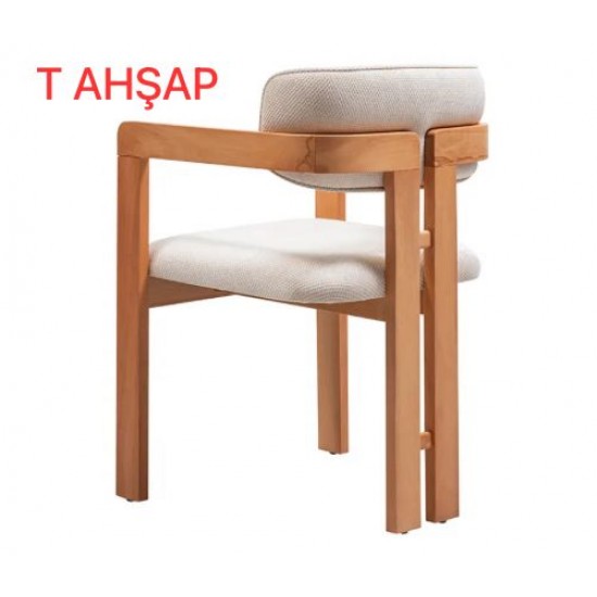 T Ahşap Sandalye