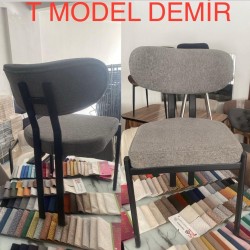 T Model Demir Sandalye